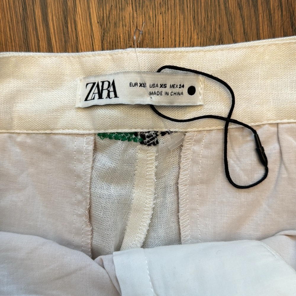ZARA NWOT LINEN pants - Picture 5 of 6